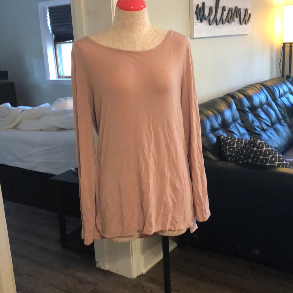 Fabletics high side slit casual shirt
